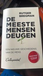 De Meeste Mensen Deugen - Rutger Bregman, Ophalen of Verzenden, Nieuw, Nederland