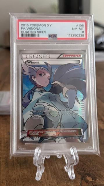 Winona PSA 8 - Pokemon Roaring Skies 108/108 beschikbaar voor biedingen