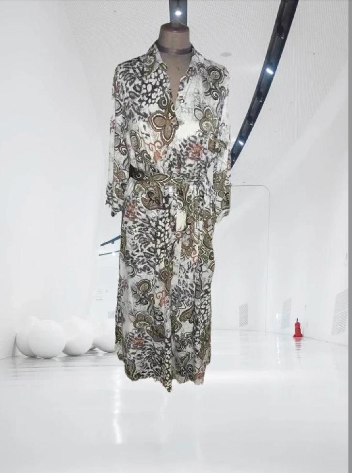 Lange jurk K-Design xl, Kleding | Dames, Jurken, Zo goed als nieuw, Maat 46/48 (XL) of groter, Onder de knie, Verzenden