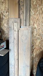 Restpartij Steigerhout diverse planken en balken, Nieuw, Plank, Steigerhout, 25 tot 50 mm