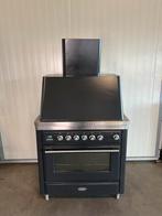 Luxe Boretti Majestic fornuis - 90 cm incl Boretti afzuigkap, Gebruikt, 60 cm of meer, Ophalen of Verzenden, Gas