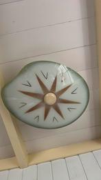 Vintage niervormige glazen lamp, Ophalen of Verzenden, Zo goed als nieuw, Glas, Mid century