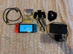 Nintendo Switch V2 + 2 spellen, Met games, Met 2 controllers, Zo goed als nieuw, Ophalen