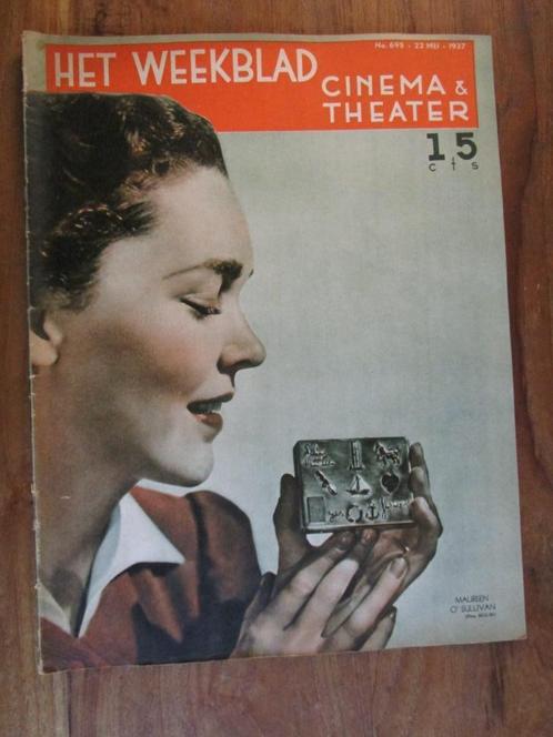 Het Weekblad Cinema en Theater 1937 nr 695, Boeken, Tijdschriften en Kranten, Gelezen, Muziek, Film of Tv, Verzenden