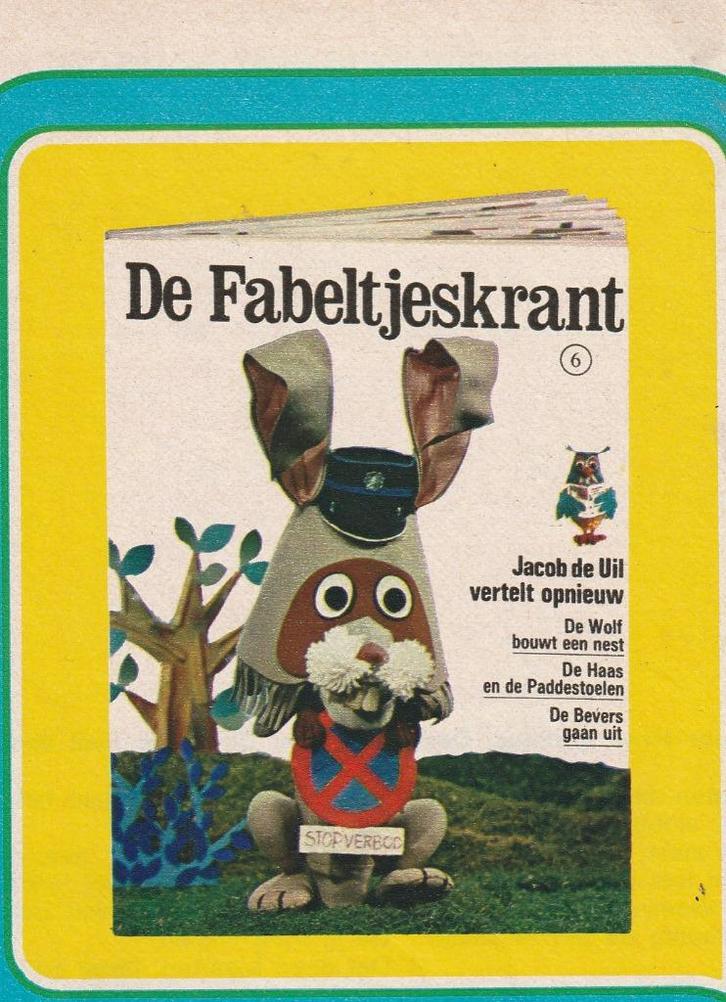 Retro reclame 1969 De fabeltjeskrant boek nummer 6, Verzamelen, Retro, Overige typen, Verzenden