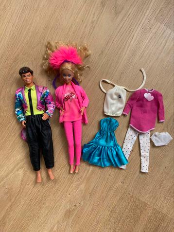 Vintage Barbie & Ken Rockstar jaren ‘80 beschikbaar voor biedingen