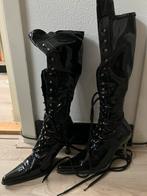 Nieuwe veter laarzen maat 38, Ophalen of Verzenden, Zo goed als nieuw, Zwart