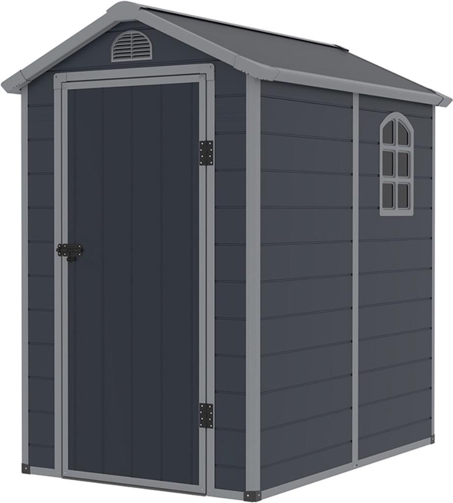 Westmann kunstst gereedschapsschuur Universo L 204x192x204cm, Tuin en Terras, Bergingen en Tuinkasten, Kunststof, Overige typen