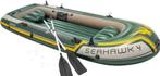 Intex Seahawk 4 persoons roeiboot opblaasbaar met peddels, Watersport en Boten, Ophalen of Verzenden, Zo goed als nieuw, Koffer of Tas