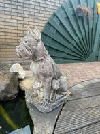 Betonnen beeld hond (boxer) tuinbeeld / dierenbeeld, Tuin en Terras, Gebruikt, Ophalen of Verzenden, Dierenbeeld