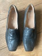 Zwarte leren schoenen. Beegle Maat 38, Beegle, Ophalen of Verzenden, Gedragen, Instappers