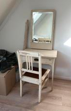 Vintage kaptafel met stoel, Ophalen, Gebruikt, 50 tot 100 cm, Minder dan 100 cm