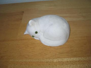 Presse-papier Kat / Groene Oogjes* Vintage beschikbaar voor biedingen