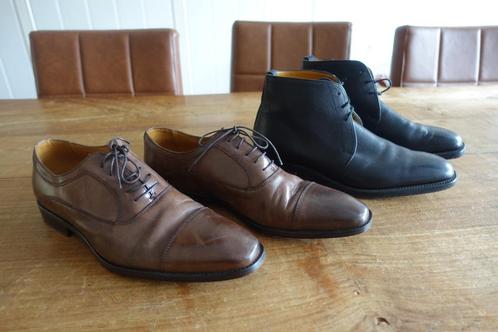 Grenson boots zwart maat 11/F Sir Edward bruin maat 47, Kleding | Heren, Schoenen, Zo goed als nieuw, Boots, Ophalen of Verzenden