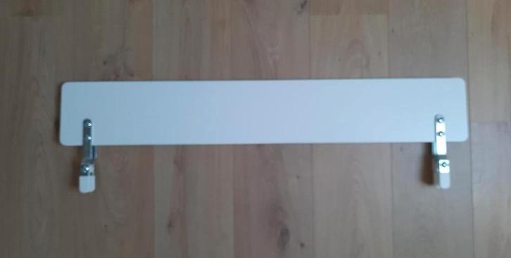 Nattapa zijsteun bed wit IKEA, Kinderen en Baby's, Kinderkamer | Bedden, Gebruikt, Minder dan 140 cm, Minder dan 70 cm, Ophalen