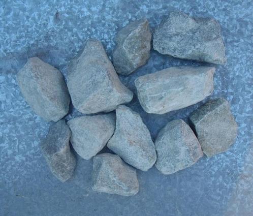 Stenen  Basalt Graniet Vijverstenen Rotstuintje, Tuin en Terras, Grind, Keien en Split, Nieuw, Overige typen, Grijs, Graniet, Ophalen