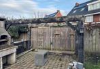 Pergola van stevige dikke houten balken, Tuin en Terras, Ophalen of Verzenden, Zo goed als nieuw