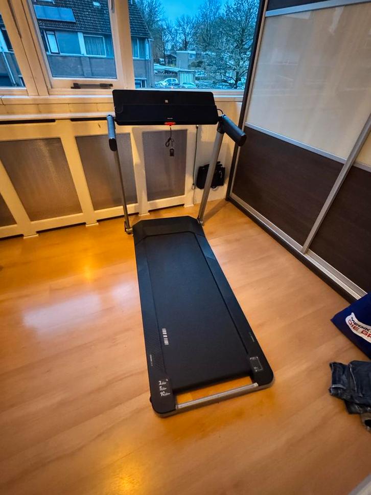 Domyos Loopband - Perfect voor Thuis!, Sport en Fitness, Fitnessapparatuur, Zo goed als nieuw, Loopband, Benen, Metaal, Ophalen