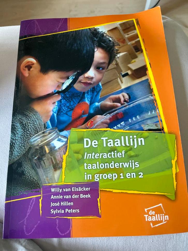 De Taallijn Interactief taalonderwijs groep 1 en 2, Boeken, Studieboeken en Cursussen, Gelezen, Niet van toepassing, Alpha, Ophalen of Verzenden