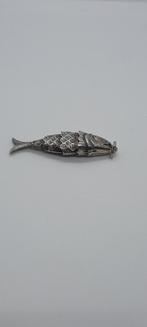 Zilveren Vis Hanger - Beweegbaar, Overige merken, Gebruikt, Ophalen of Verzenden, 1 bedel