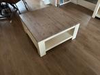 Houten Salontafel 90x90 Landelijke Stijl, Huis en Inrichting, Tafels | Salontafels, Ophalen, Gebruikt, 100 tot 150 cm, 50 tot 100 cm