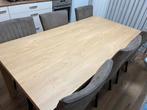 Eetttafel eikenkleur zgan 180x90., Ophalen, Zo goed als nieuw, Minder dan 4 stoelen