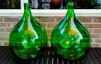Groen Glazen Ambrosio Fles - 2 XL Flessen - 51,5x38,5CM, Ophalen of Verzenden