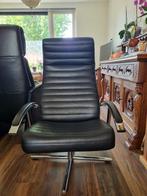 Leren stoel, Huis en Inrichting, Fauteuils, Ophalen, Gebruikt, Minder dan 75 cm, Leer