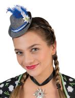 Diadeem Tiroler hoedje blauw Nu van € 3,95 voor €2,25, Ophalen of Verzenden, Nieuw, Kostuum, Carnaval