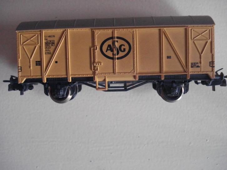Goederenwagon  ASG van Liliput voor Marklin, Hobby en Vrije tijd, Modeltreinen | H0, Gebruikt, Wagon, Wisselstroom, Liliput, Ophalen