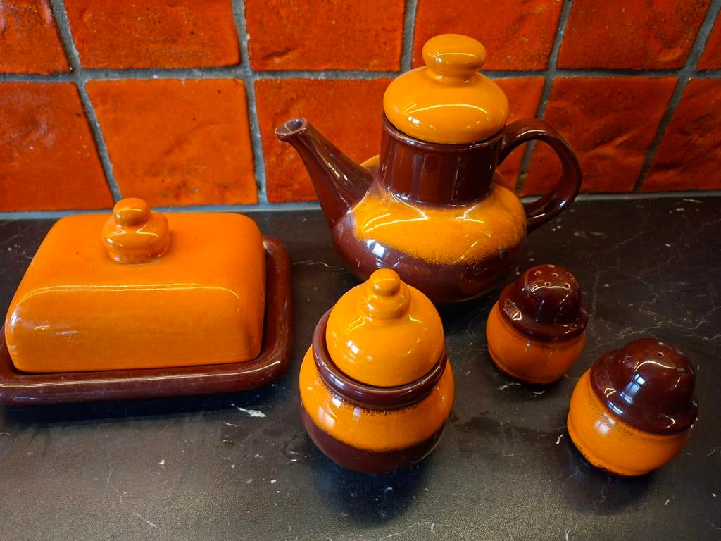 Retro ontbijt set, Verzamelen, Ophalen of Verzenden, Huis en Inrichting