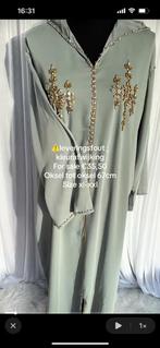 Jelaba pistache met kleurafwijking xl-xxl, Overige typen, Zwart, Maat 46/48 (XL) of groter, Ophalen of Verzenden