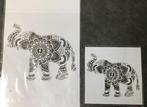 Mandala sjabloon stencil met een india olifant erop, Nieuw, Overige typen, Ophalen of Verzenden