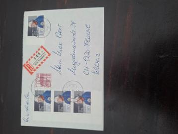 Duitsland 1986 – Aangetekende brief naar Zwitserland beschikbaar voor biedingen