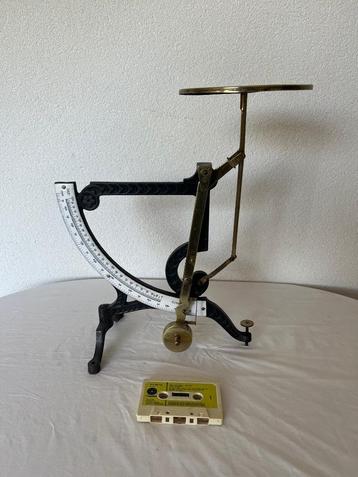 GROOT MODEL Antieke Post Weegschaal Brievenweger Postweger beschikbaar voor biedingen