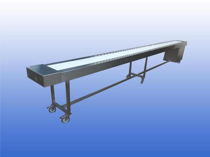 Hupfer Metallwerke Transportband lengte 6 m RVS regelbaar, Doe-het-zelf en Verbouw, Gereedschap | Machine-onderdelen en Toebehoren