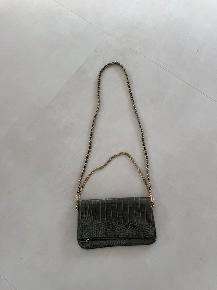 My Jewellery tas, Sieraden, Tassen en Uiterlijk, Tassen | Damestassen, Zo goed als nieuw, Schoudertasje, Groen, Ophalen of Verzenden