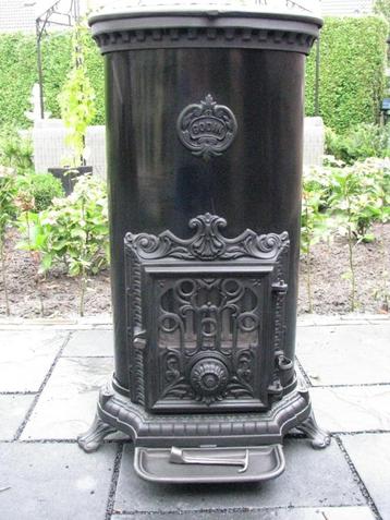 Zeer mooie grote Godin houtkachel kolen 10KW verwarmd 380m3! beschikbaar voor biedingen