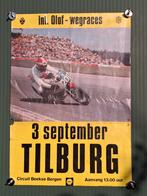 Wegrace Tilburg affiche / poster Olof races 1969, Ophalen of Verzenden, Gebruikt