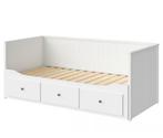 Ikea Hemnes bed/bank wit, Huis en Inrichting, Ophalen, Wit, Tweepersoons, Zo goed als nieuw