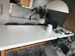 Beton ciré, houten tafel., Ophalen, Gebruikt, Stoer, 8 stoelen of meer
