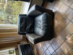 lederen stoel, Huis en Inrichting, Ophalen, Gebruikt, 75 tot 100 cm, Leer