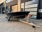 Quicksilver 450 SF aluminium visboot 25pk Mercury EFI, Watersport en Boten, Vis- en Consoleboten, Ophalen, Aluminium, Zo goed als nieuw