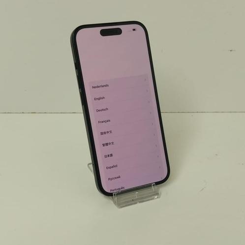 Apple iPhone 15 128GB Zwart | 100% | Nieuwstaat, Telecommunicatie, Mobiele telefoons | Apple iPhone, Zo goed als nieuw