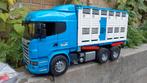 Bruder Scania Vee Transport Truck, Ophalen of Verzenden, Gebruikt