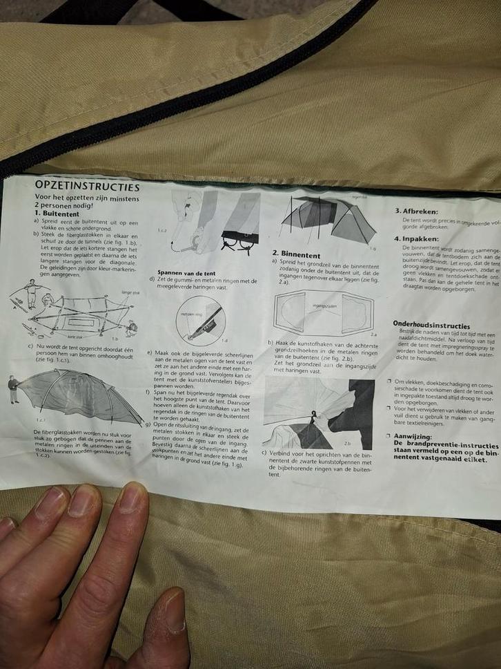 Festival Tent 4-6 Personen met Leefruimte, Caravans en Kamperen, Tenten, Ophalen