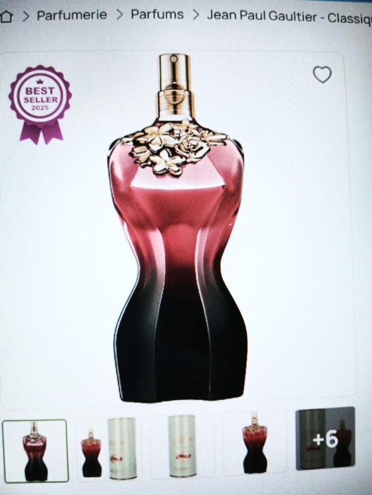 Jean Paul Gaultier La Belle LE PARFUM 2 x 10 ml nieuw, Sieraden, Tassen en Uiterlijk, Uiterlijk | Parfum, Nieuw, Ophalen of Verzenden