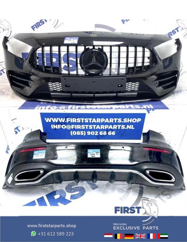W177 A KLASSE 2022 AMG PAKKET BUMPER SET Origineel Mercedes, Auto-onderdelen, Carrosserie en Plaatwerk, Bumper, Mercedes-Benz