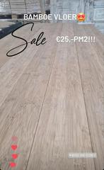 BAMBOE VLOERDELEN VLOER superhard! AANBIEDING! €25,-pm2, Ophalen of Verzenden, Nieuw, 75 m² of meer, Parket
