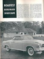 Autovisie test Borgward Sportcoupe 1960, Ophalen of Verzenden, Gelezen, Overige merken